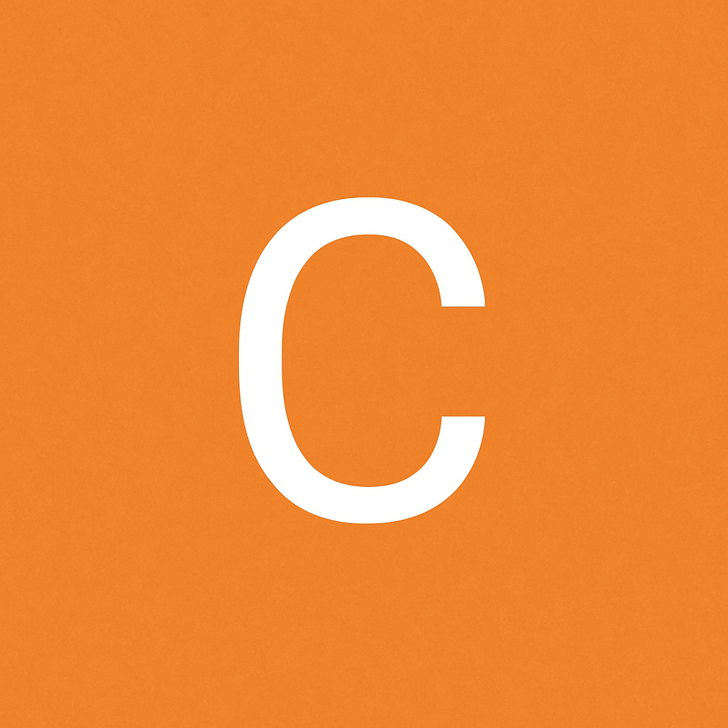 Make a colored background with a c letter in white like google uses when somone doesnt have a proper profile picture